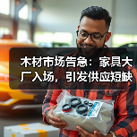 木材市场告急：家具大厂入场，引发供应短缺与价格攀升！（图1）