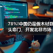78%!中国仍是俄木材巨头命门，开发北非市场暴露新意图？（图1）
