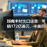 越南木材出口逆袭：年销172亿美元，中美日市场格局大变？（图2）