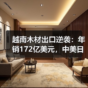 越南木材出口逆袭：年销172亿美元，中美日市场格局大变？（图1）